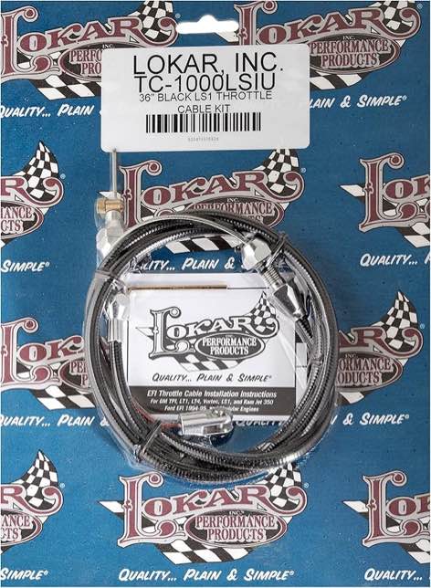 Lokar TC1000LS1U Throttle Cable (TC-1000LS1U)