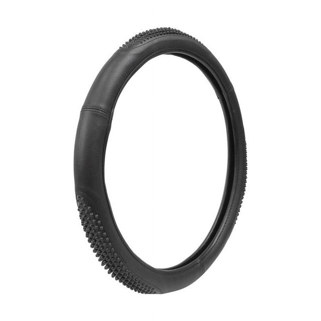 Custom Accessories Steering Wheel Cover Ribbed Blk