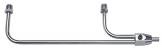 Trans-Dapt 2198 TDP2198 FUEL LINE CHRM 8-21/32