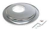 Trans-Dapt 2430 Chrome 14" Offset Air Cleaner Base