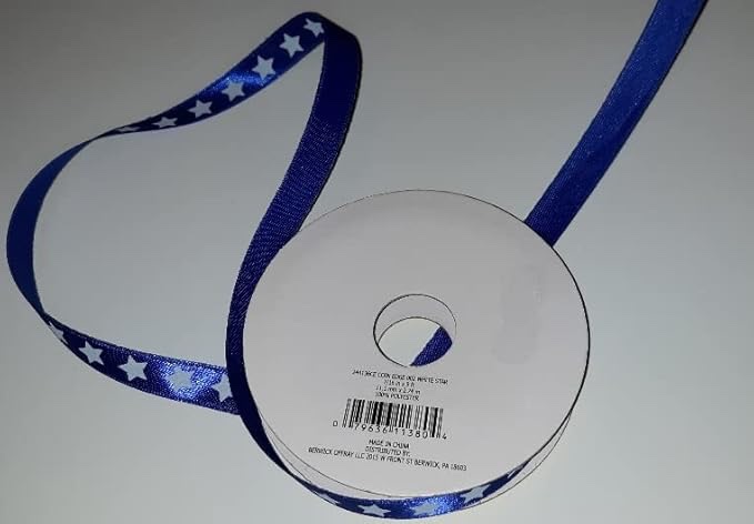 Blue Ribbon with White Stars ( box)