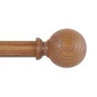 Fine Lines Adjustable Curtain Rod - Antique Brown (6 pieces)