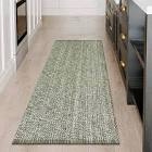 Accent Rug 2’x5’ green color