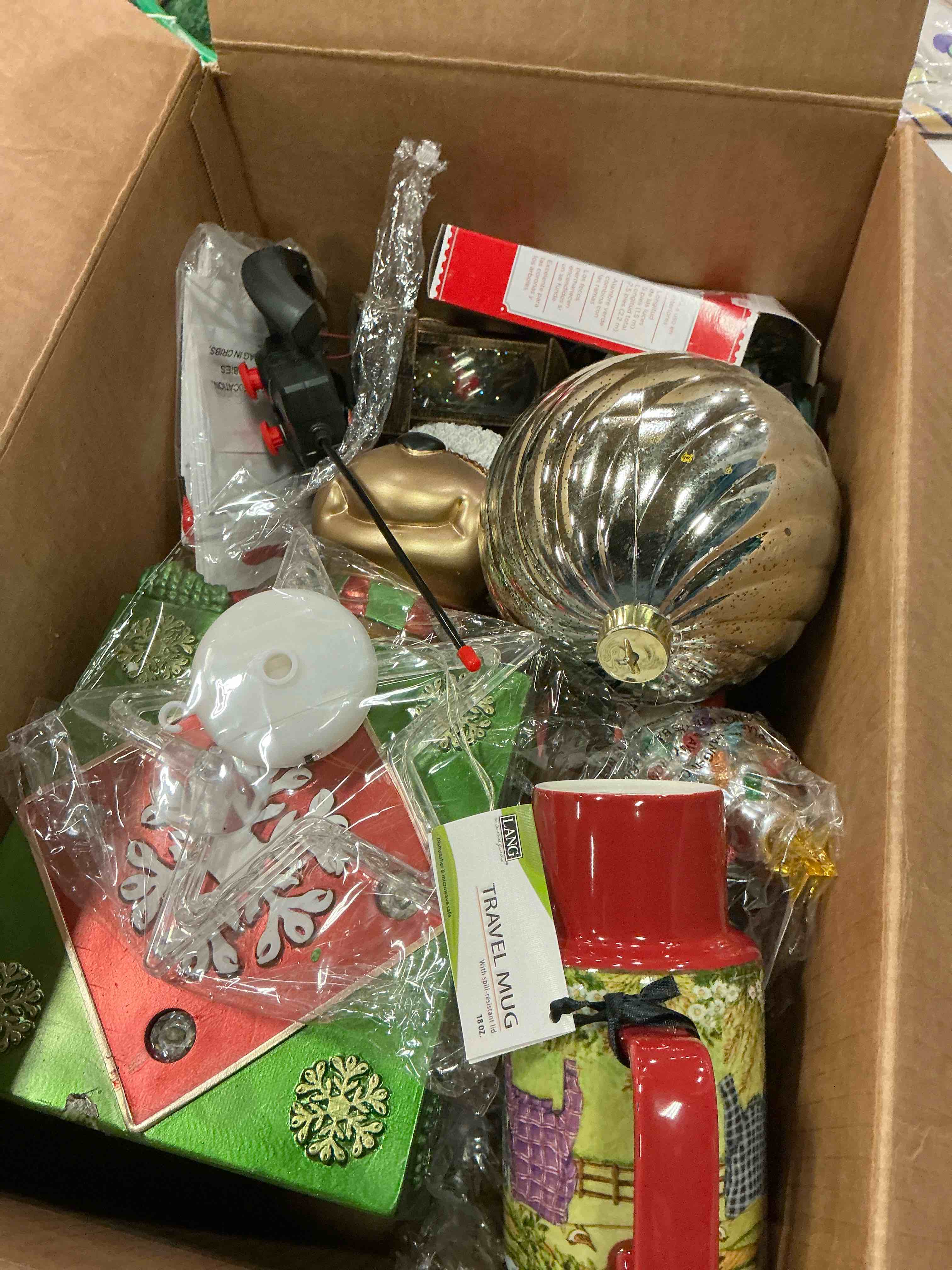 Assortment of variety of Christmas products