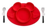 Disney Mickey Mouse 3-Piece Mealtime Set - red multi  one size