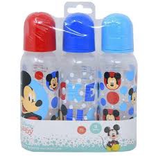 Baby Bottle Set 3 - Boys - Disney Mickey Mouse - Mini Boca - 9 BPA