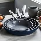 GreenPan Valencia Pro Healthy Ceramic Nonstick 8   9.5   and 11  Fry Pan Set