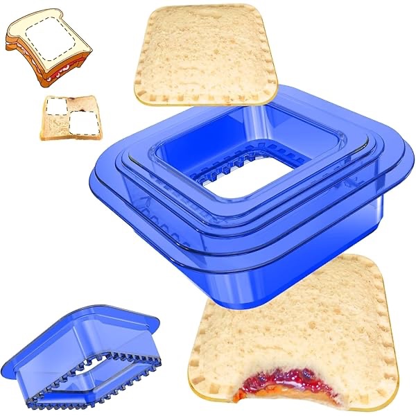 Sandwich cutter and sealer set (5 pcs 4 pack)
