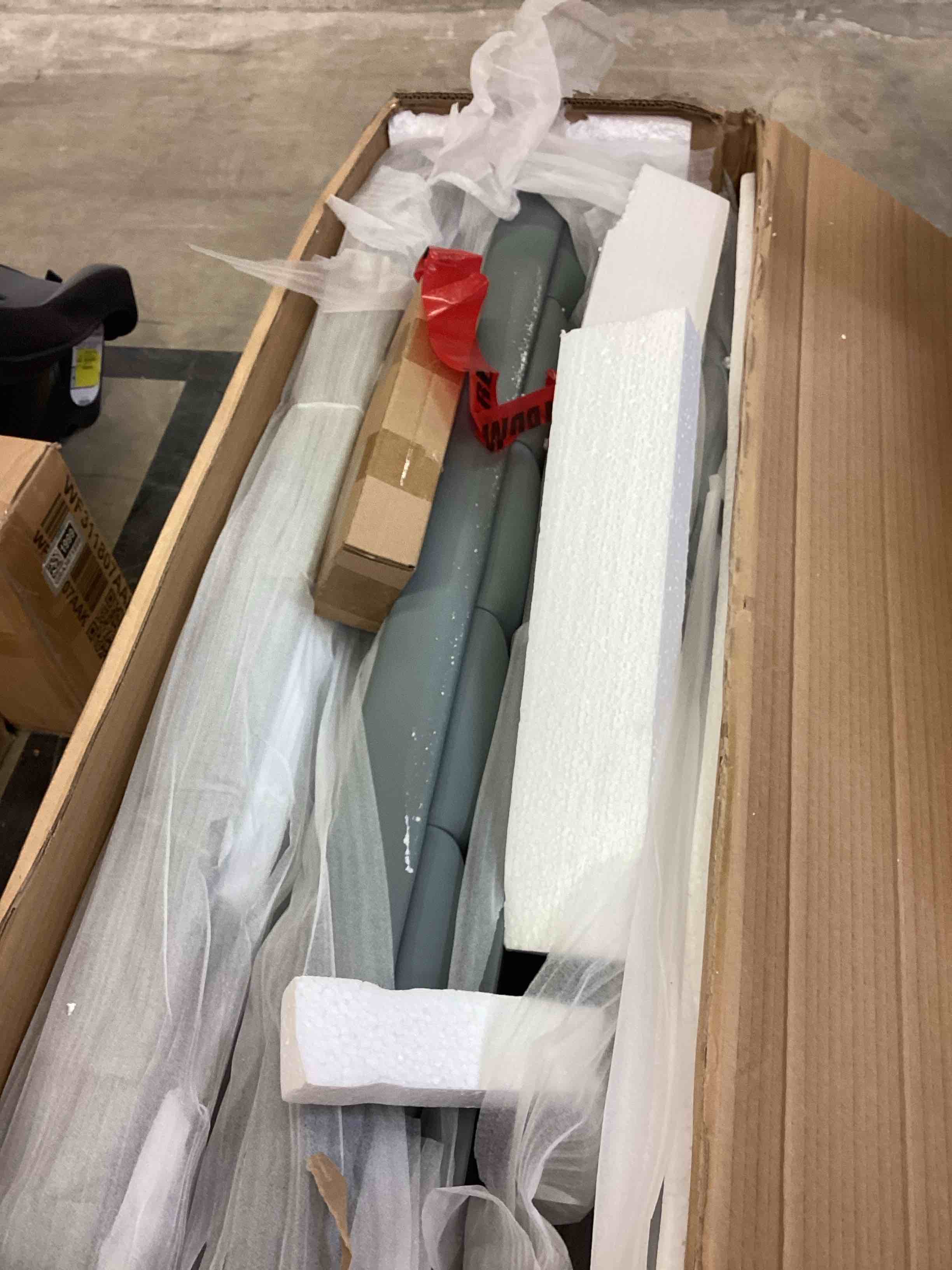 Gray bed furniture( incomplete)