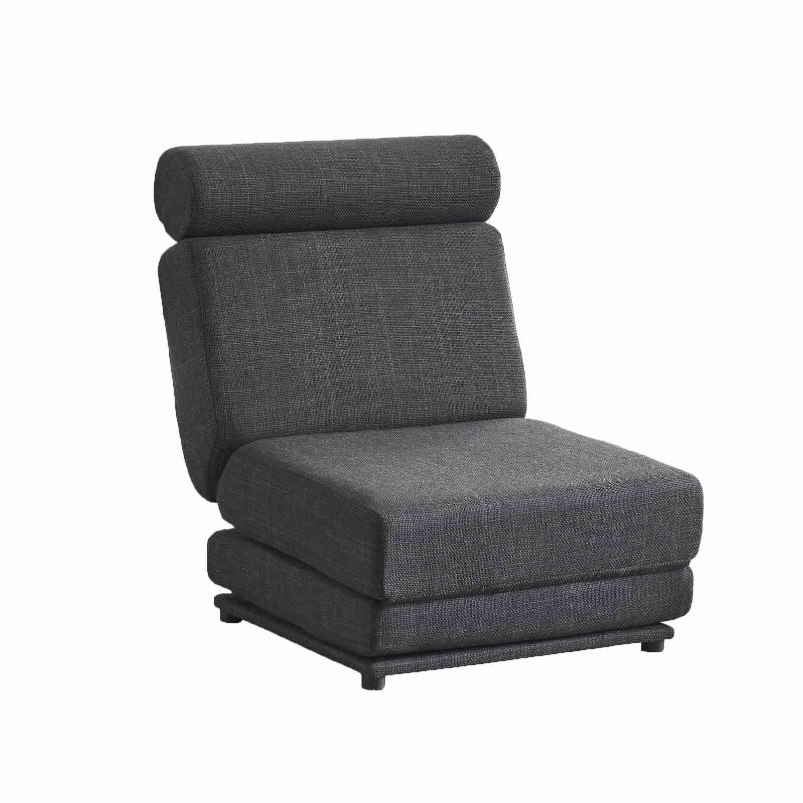 Folding Sofa Bed Futon Couch, Single Floor Sofa,Mini Sleeper Chair, Convertible Sofa Bed for Guest Room,Living Room,Bedroom,Office (Dark Gray).