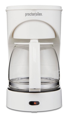 HAMILTON BEACH White 12-Cup Proctor-Silex Coffee Maker