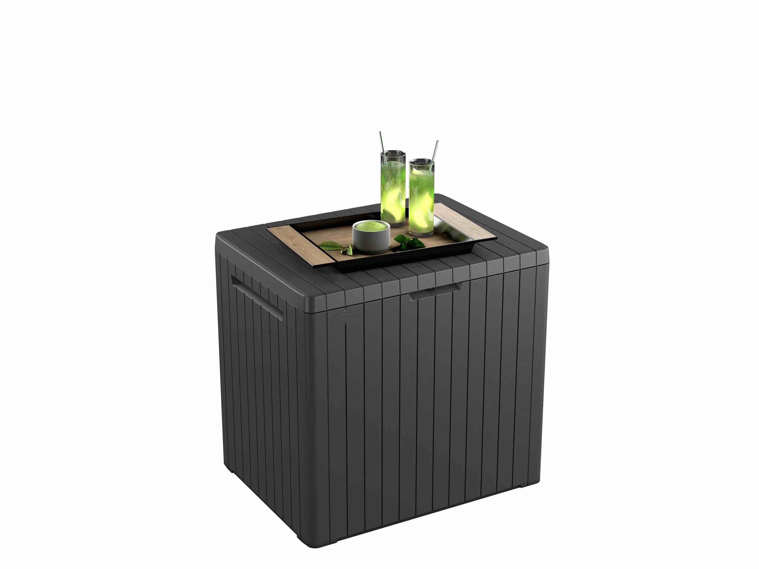 City Box 30 Gallon Deck Box - Graphite.
