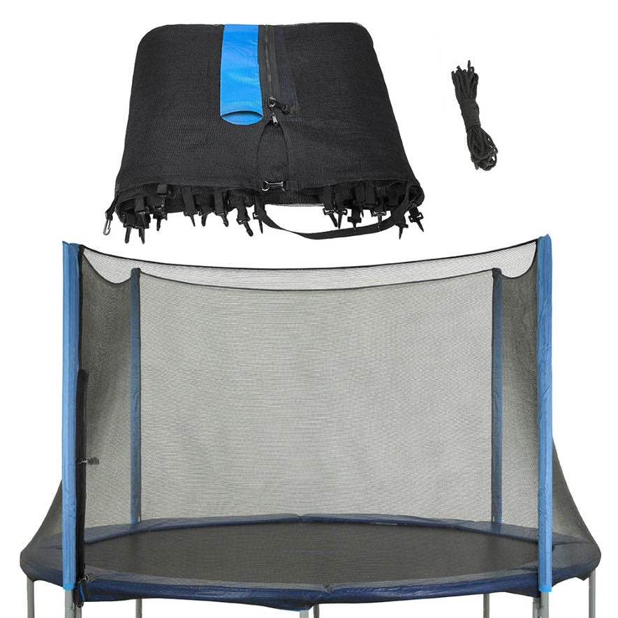 Upper Bounce Trampoline Replacement Jumping Mat - 12-ft - 80 V-Rings and 7-in Springs