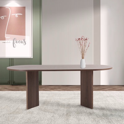 brix dining table walnut