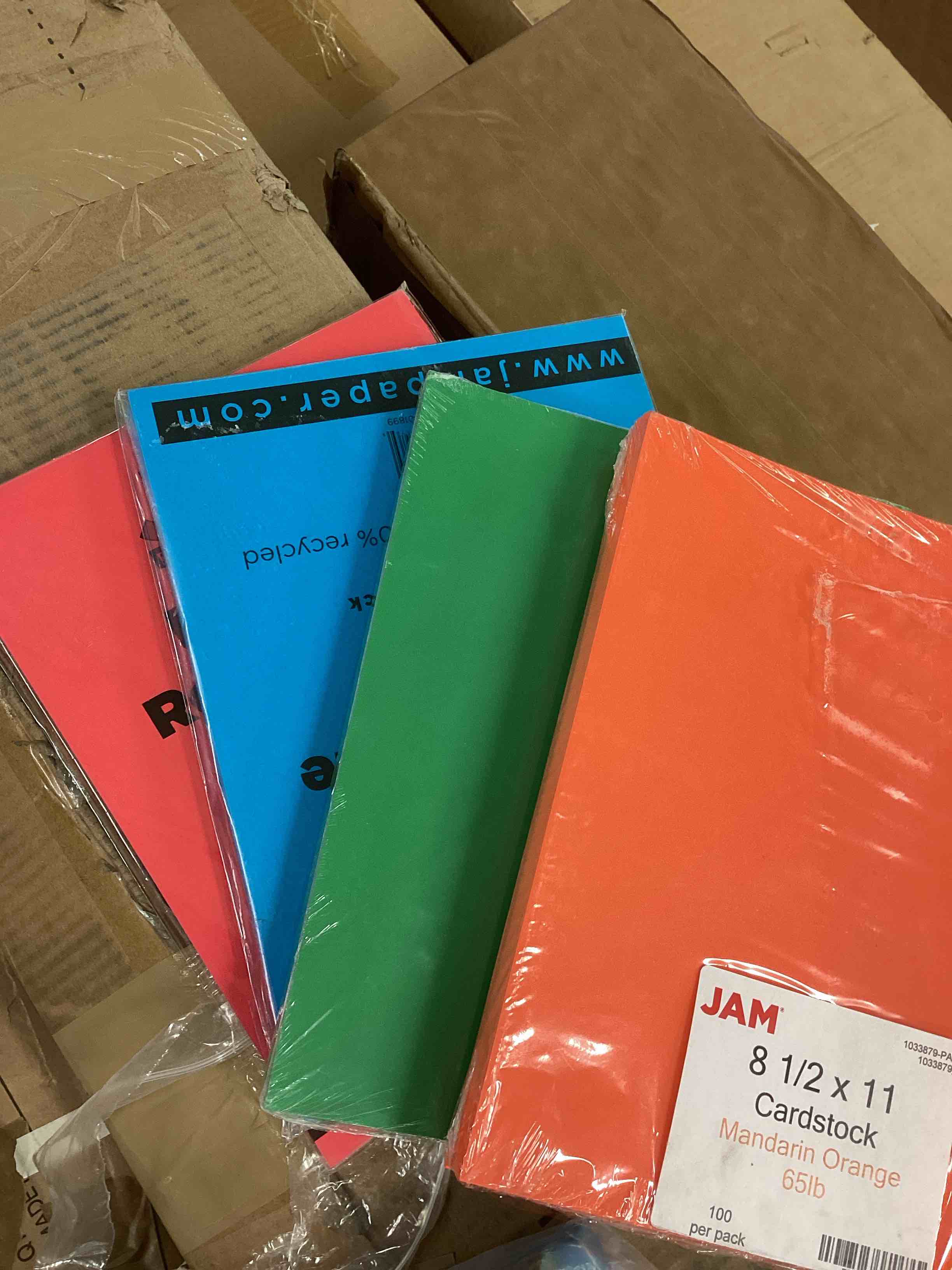 assorted of Jam paper. (4 colors)