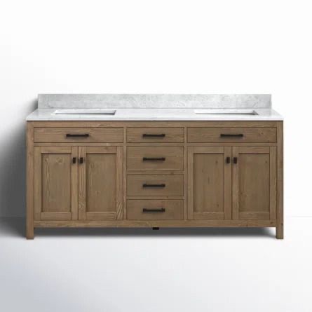 Sudio Design Jasper Textured 72" W Double Vanity & Reviews | Perigold.