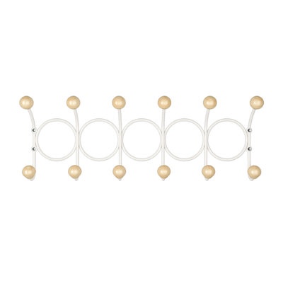 cathalina metal freestanding 12 hook wall mounted coat rack