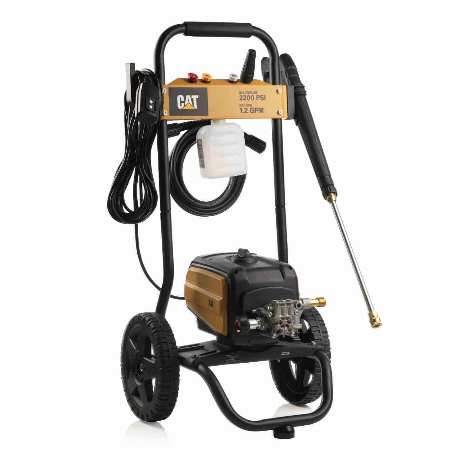 Caterpillar CAT 2200PSI Electric Pressure Washer W/ Turbo Nozzle, 13-Amp