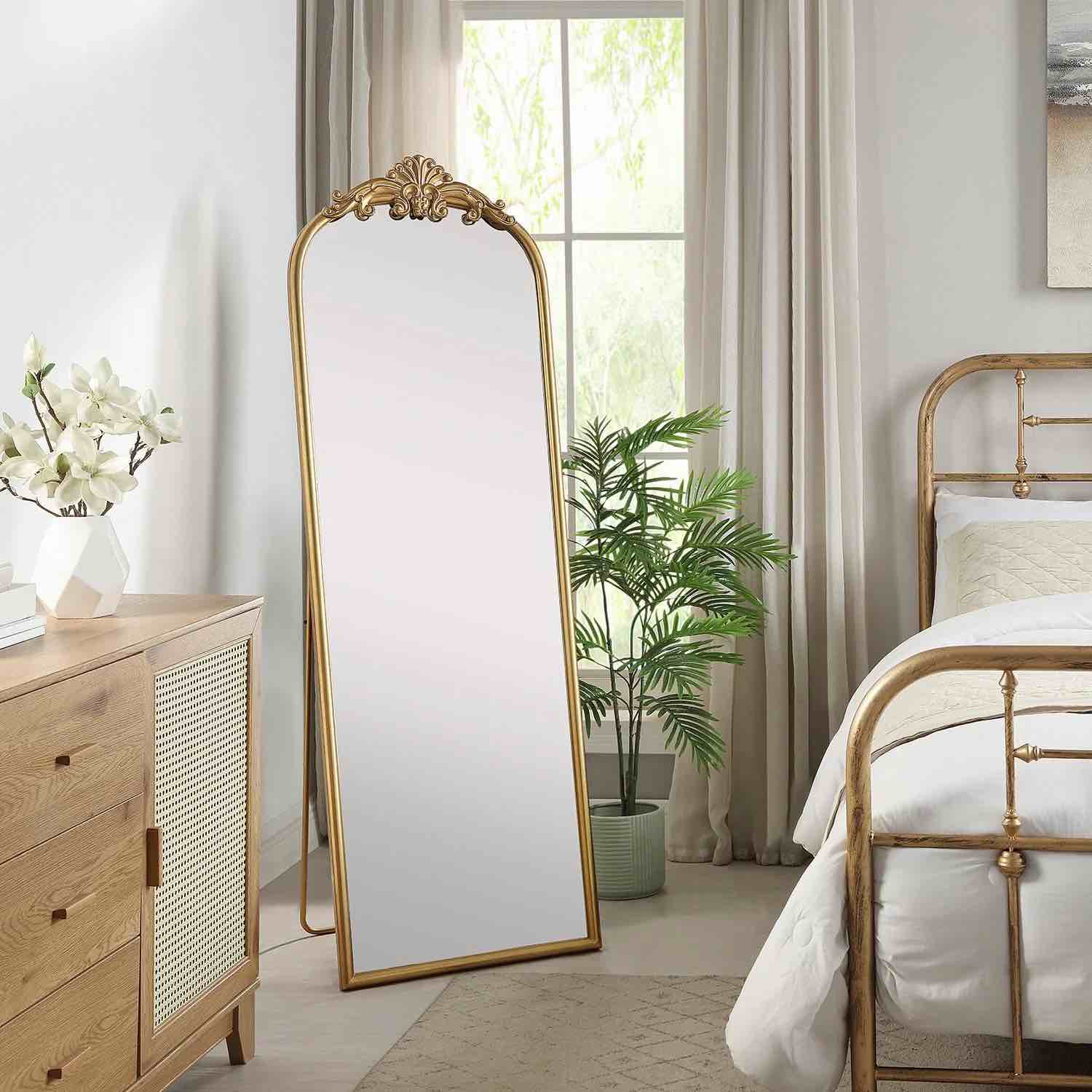 Azalea Park Filigree Easel Full Length Mirror FM-1012-GLD