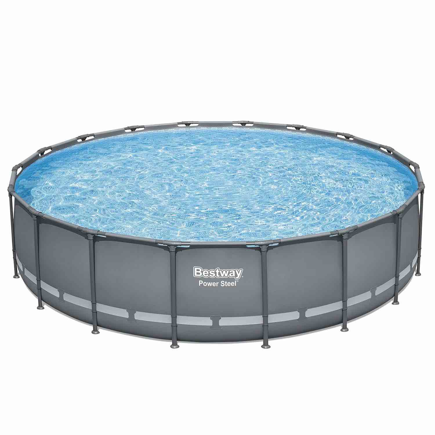 Bestway Power Steel 18’ x 48” Round Above Ground Pool Set