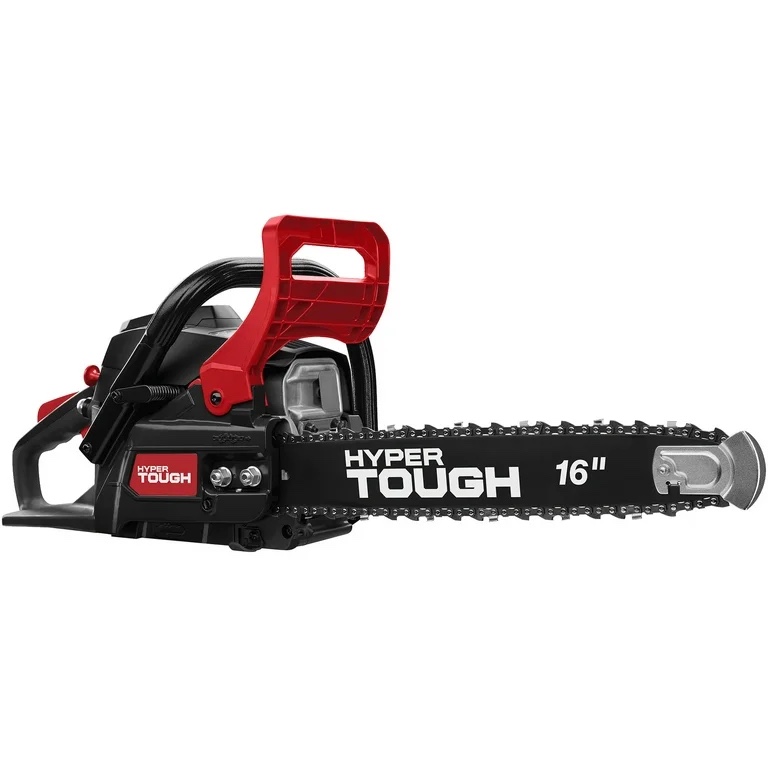 hyper tough 16-inch gas chainsaw 38cc 2-cycle engine ht3716