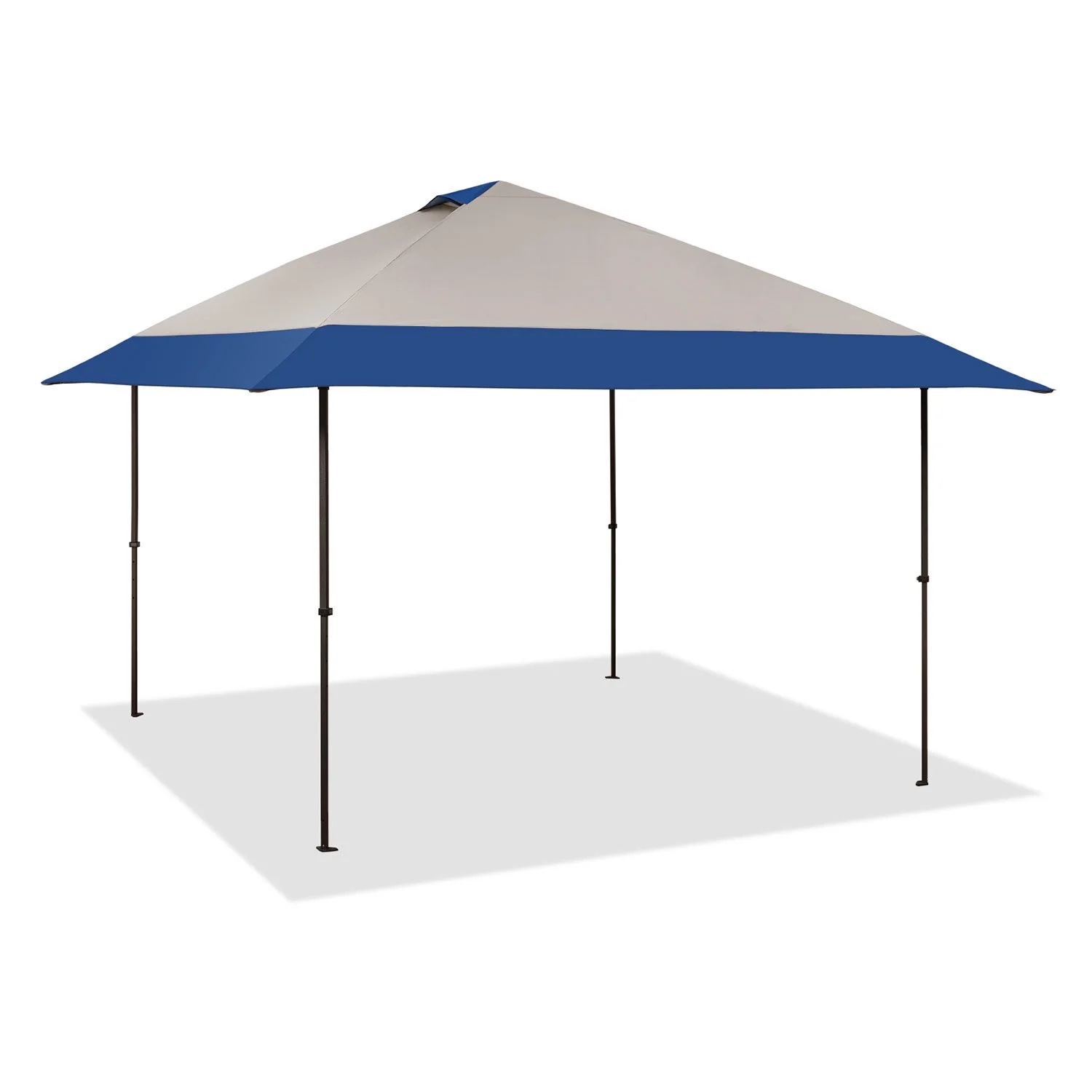 member's mark 13' x 13' canopy with patented easylift technology, grey/blue