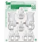 air wick scented oil kit, fresh linen, 2 warmers + 8 refills