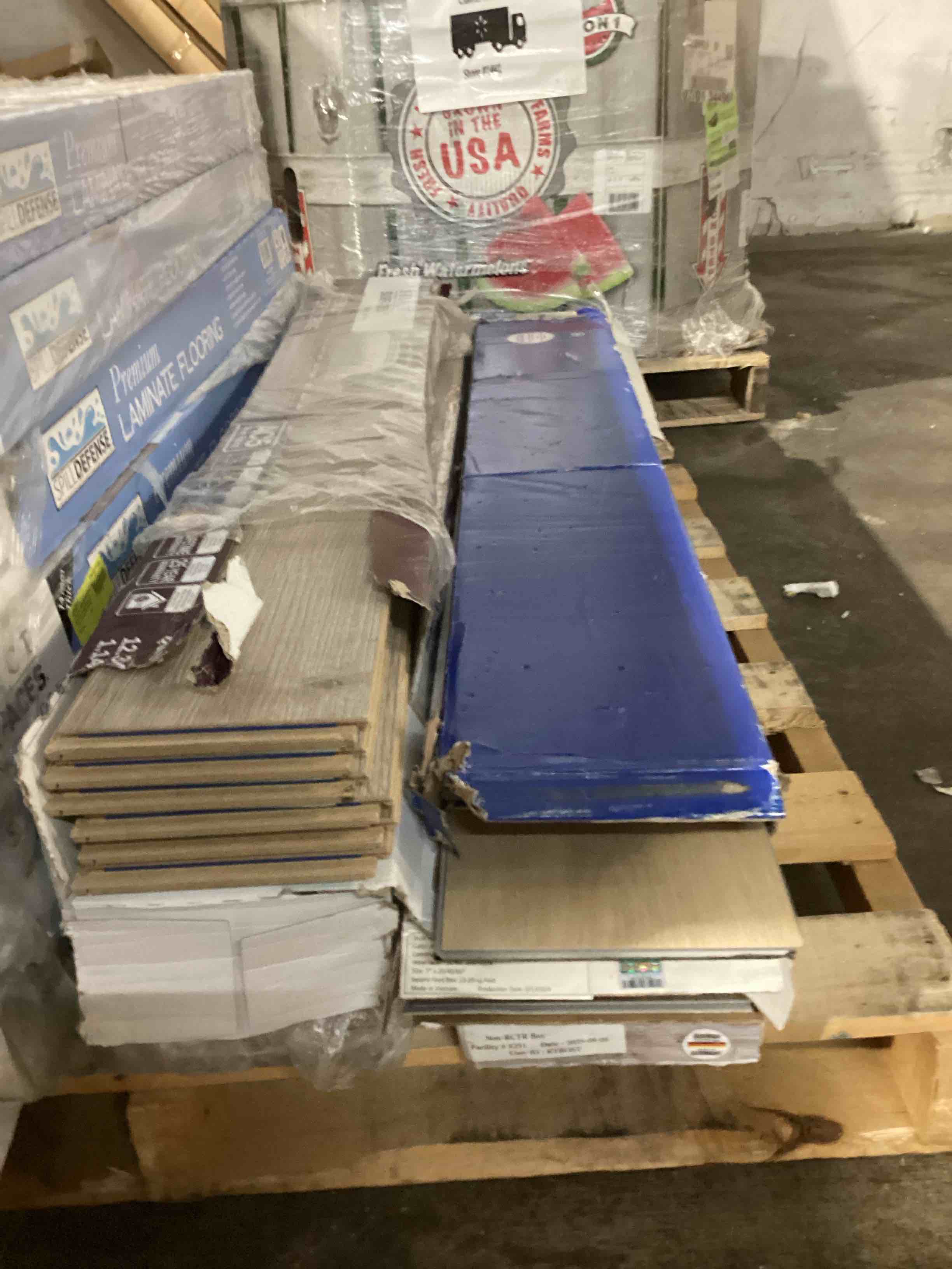 assorted laminate flooring