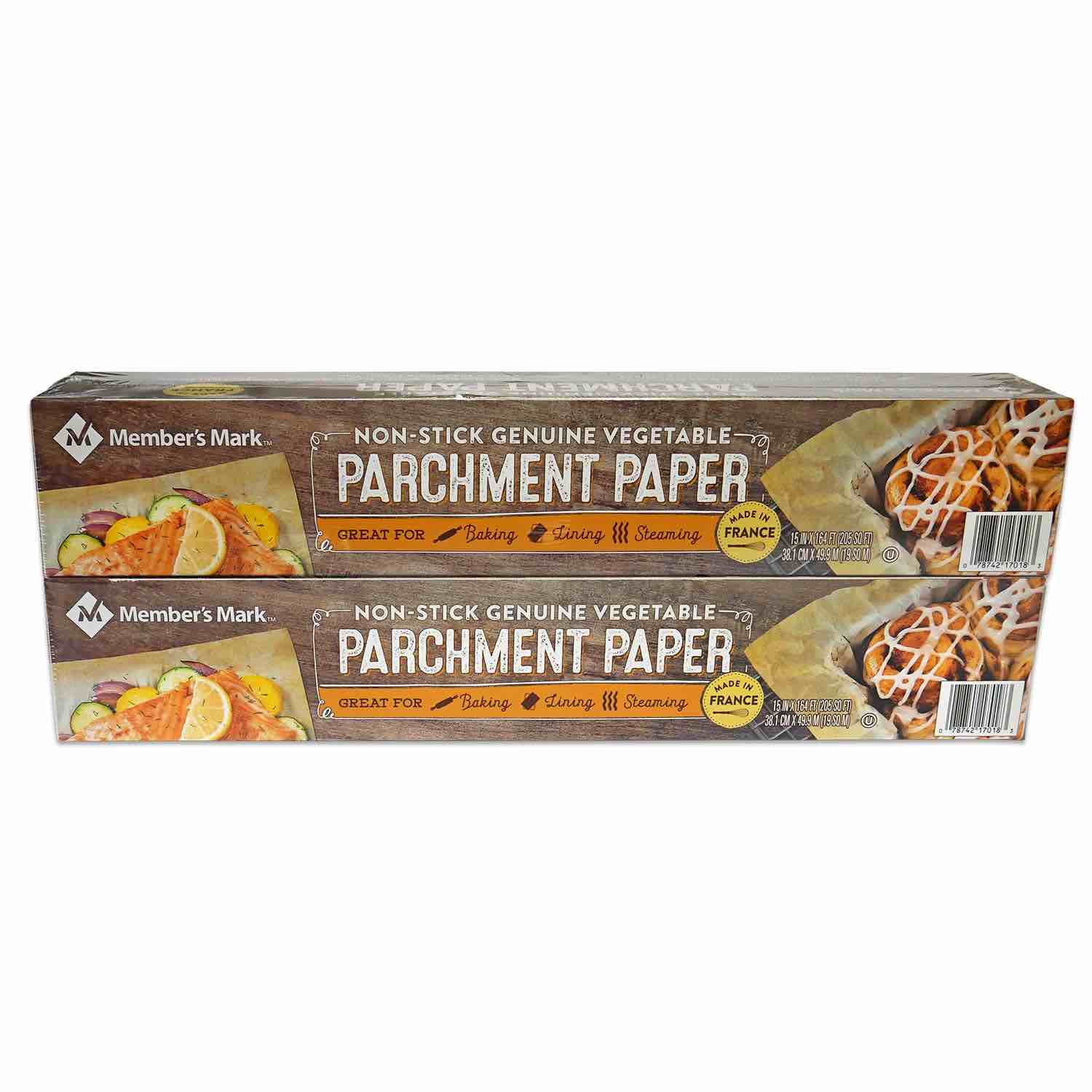 Member's Mark Unbleached Parchment Paper (205 Square Feet/Roll, 2 Rolls)