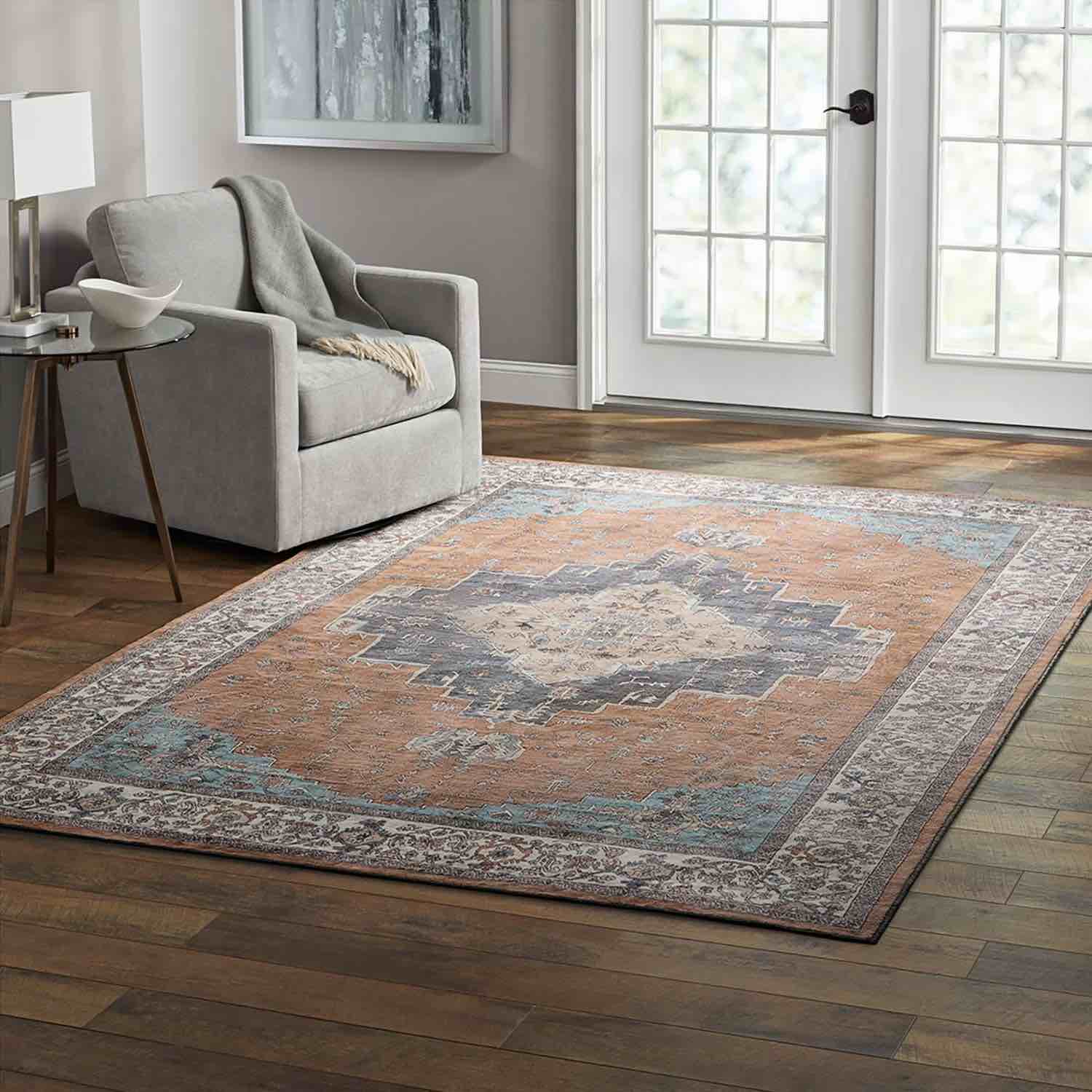 Member's Mark Everwash Washable 9' x 12' Area Rug, Rust