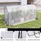 Mini Greenhouse With Frame And Cover Of 50 x 26 x 18 Inches, Small Portable Crop Tent For Winter Greenhouse For Garden Plants 