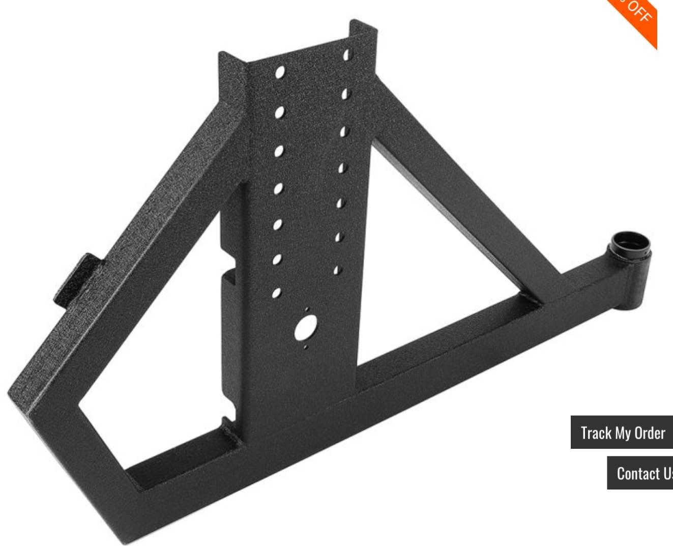 2007-2018 Jeep Wrangler JK Assembly Textured Rear Bumper W/ Tire Carrier Guard  Similar To The Stock 