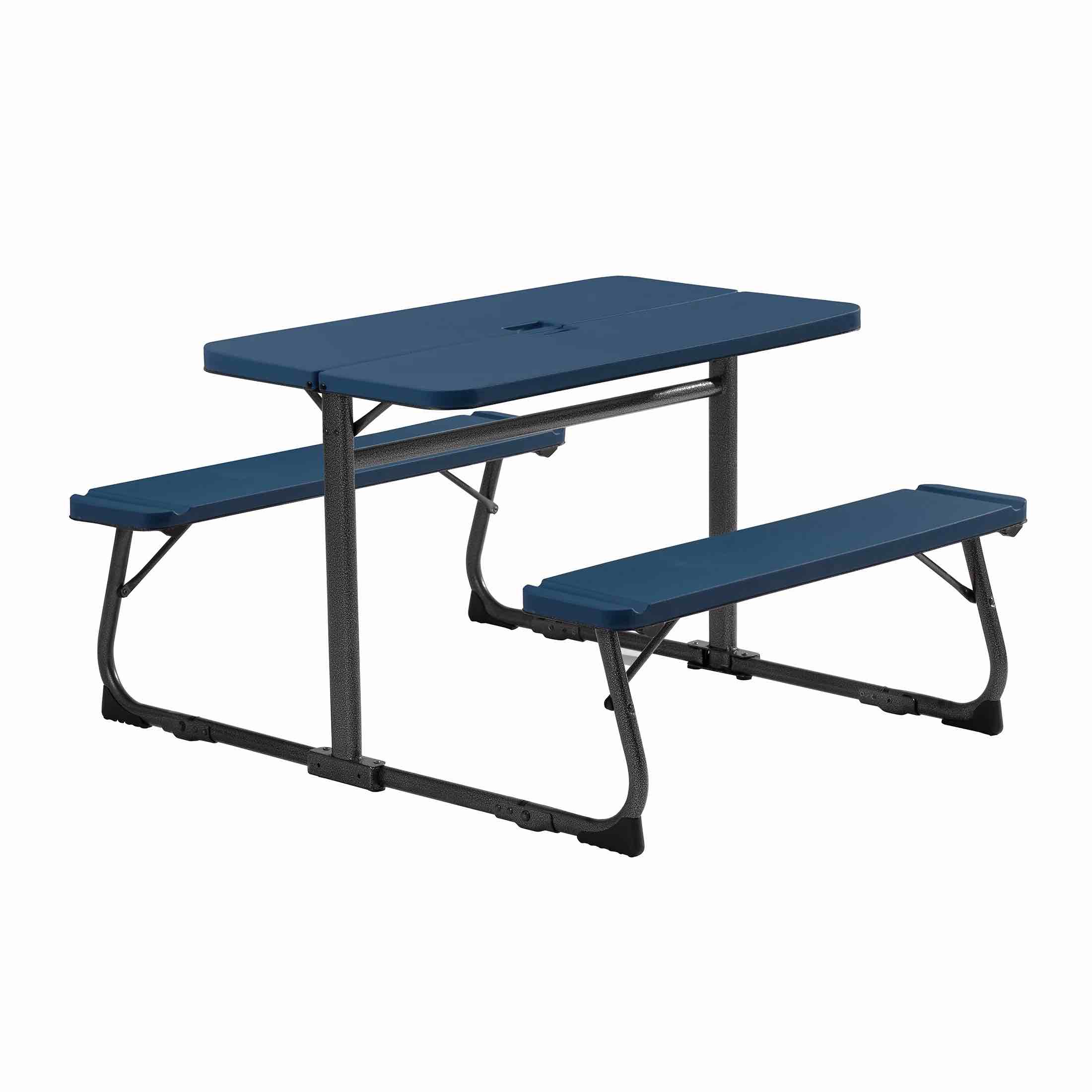 Your Zone YZD536129013001 Folding Kid's Picnic Activity Table for Ages 3-8