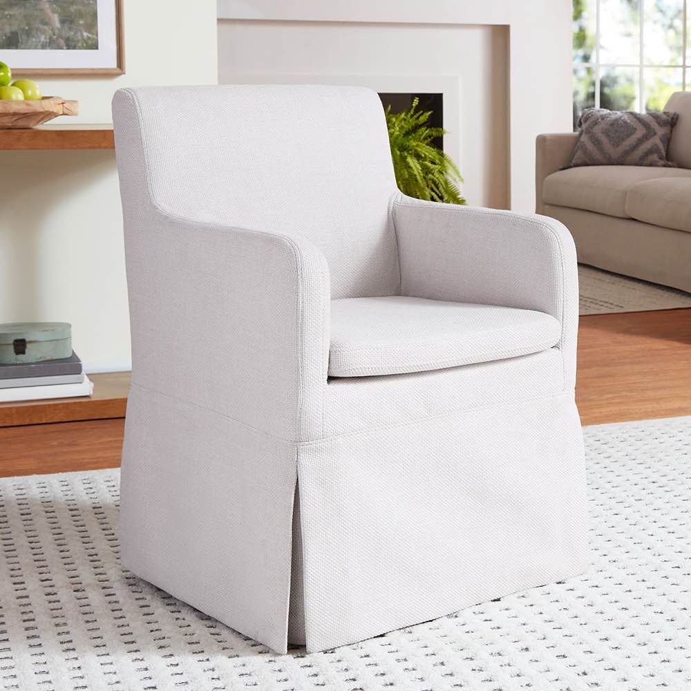 Wren 35in Cream Slipcover Dining Chair By: My Texas House MT6425004710007 