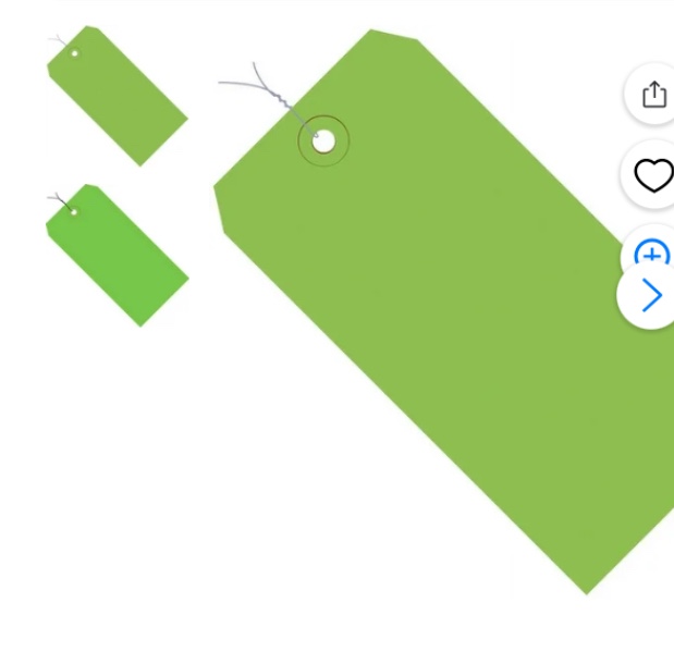 1000 pieces plastic shipping tags with wire labeling tags waterproof hang tags with reinforcement hole writable luggage tag loops for equipment inventory parts garage (green, 4 3/4" x 2 3/8")
