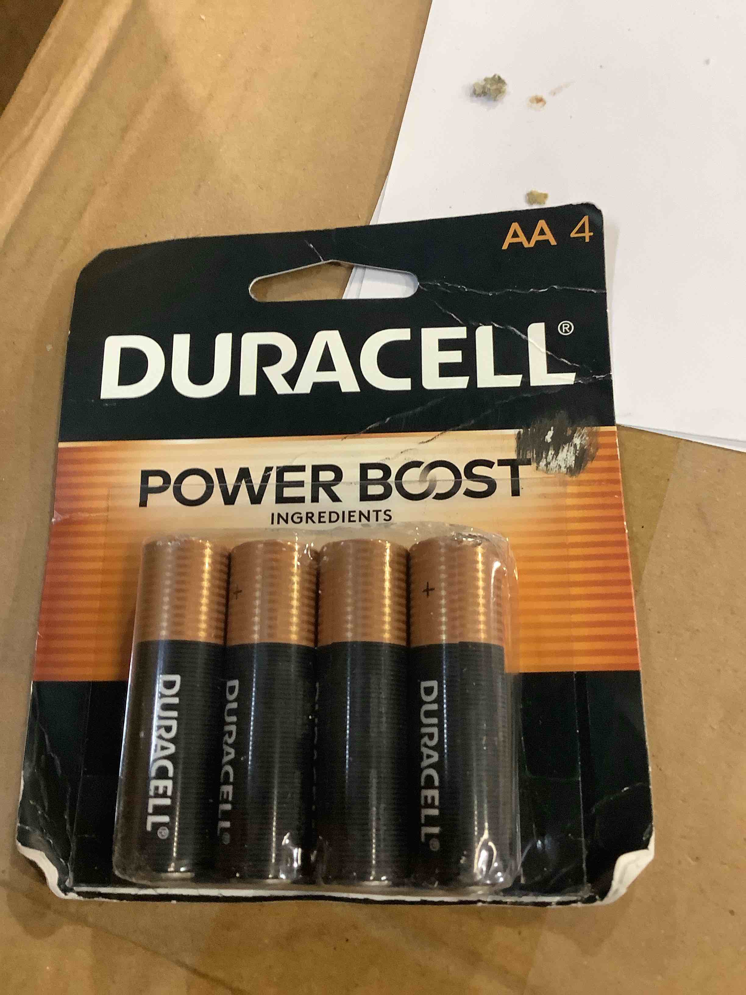 duracell mn1500b4z coppertop alkaline batteries with duralock power preserve technology, aa, 4/pk