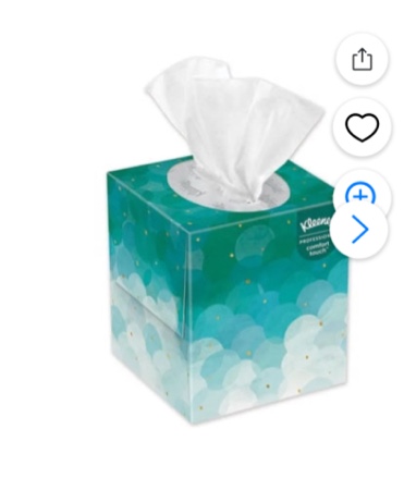 KLEENEX Facial Tissue in Boutique Pop-Up Box, 95/Box, 6 Boxes/Carton