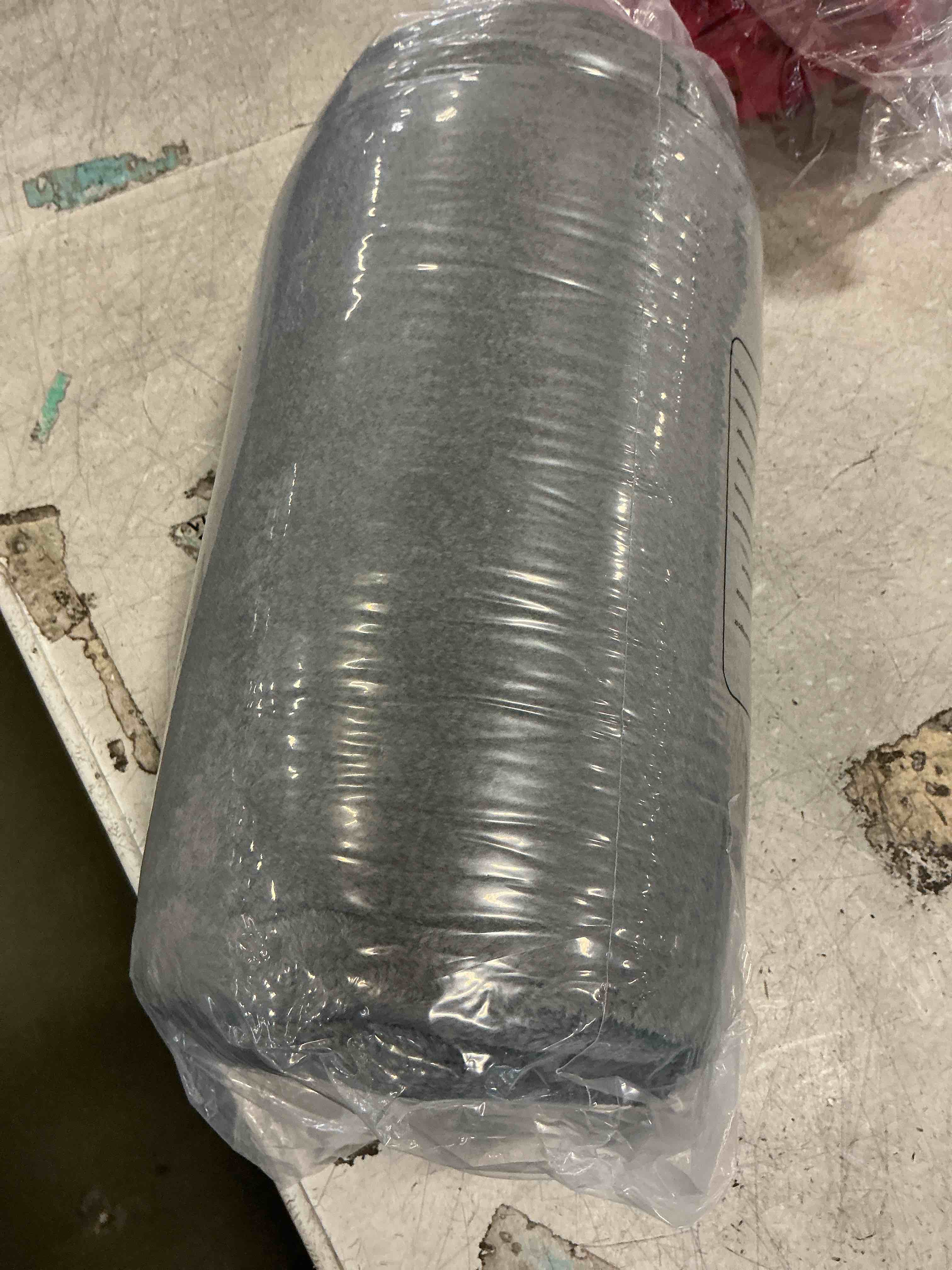 Condition photo showing New/Like New for Bedsure GentleSoft Fleece Throw Blanket for Couch Grey - Lightweight Plush Fuzzy Cozy Soft Blankets and Throws for Sofa, 50x60 inches Grey Throw (50" x 60")