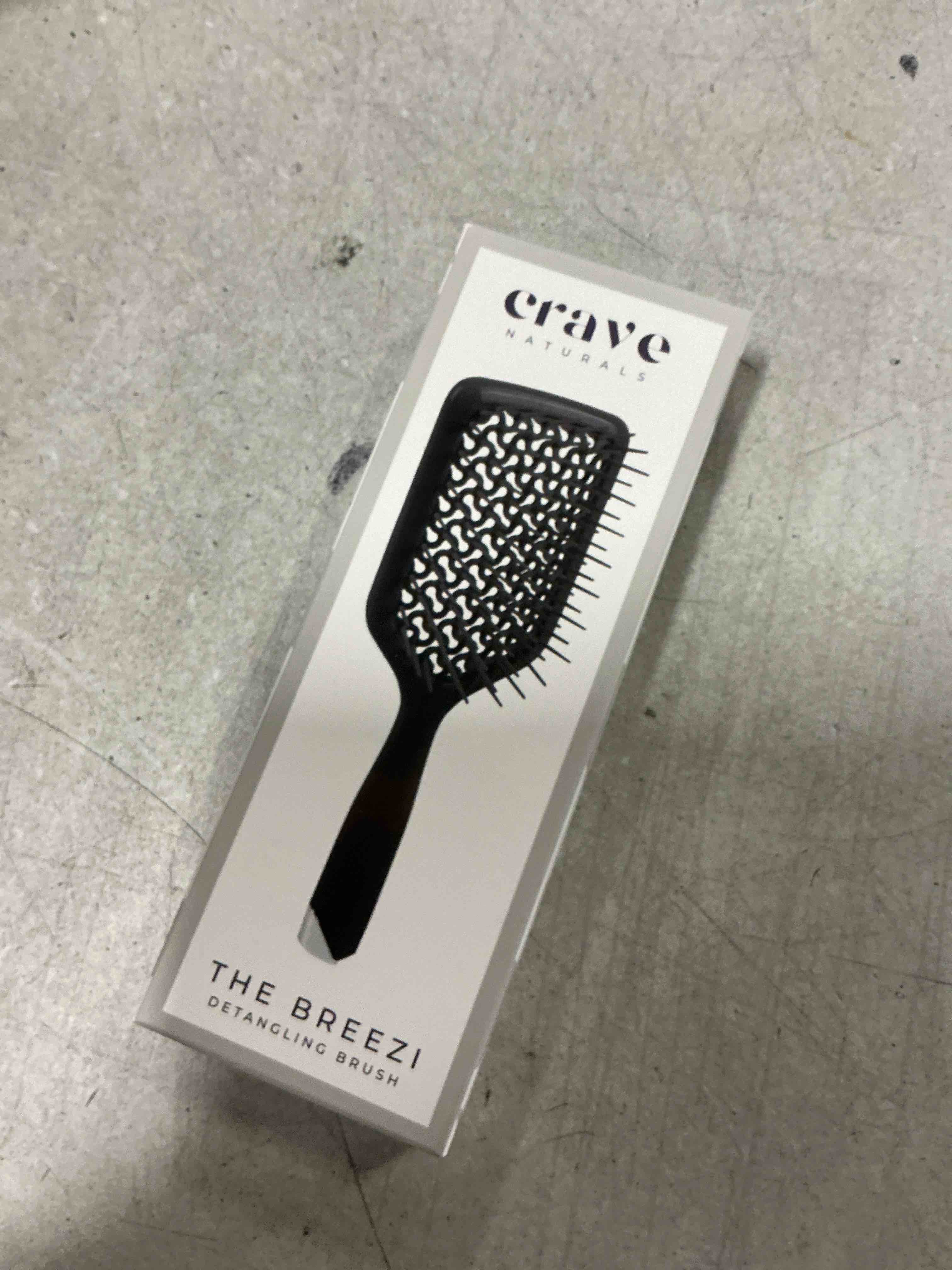 Condition photo showing New/Like New for Crave Naturals Detangling Hair Brush - Lightweight Vented Cushion curly hair brush with Gentle Bristles for Wet and Dry Hair - detangling brush wet brush for All Hair Types - Pink