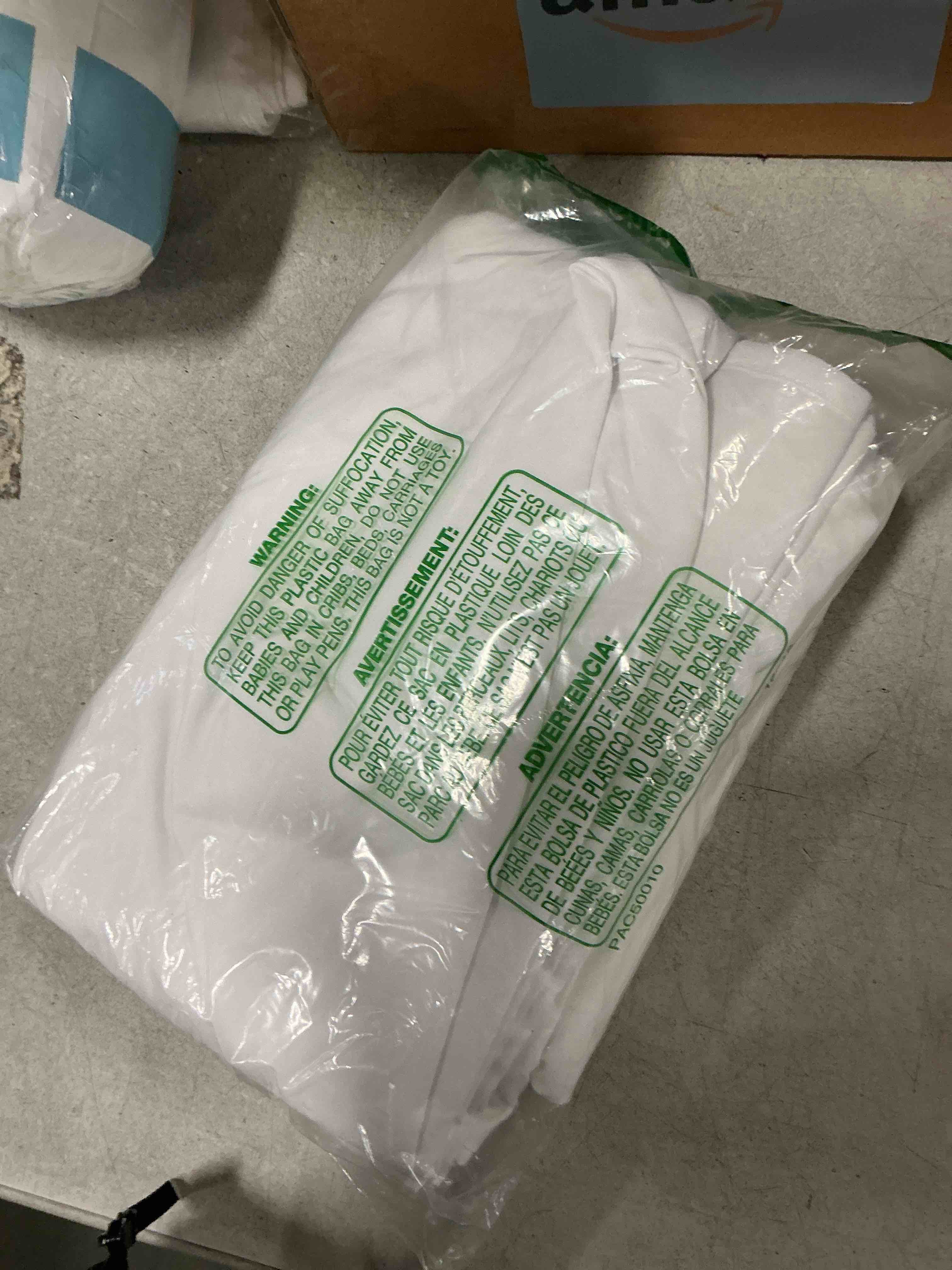 Condition photo showing As Is for Utopia Bedding Queen Sheet Set 4 Piece Bed Sheets for Queen Size Bed, Hotel Luxury, Extra Soft, Cooling Bed Sheets - Wrinkle, and Fade Resistant (White) White Queen