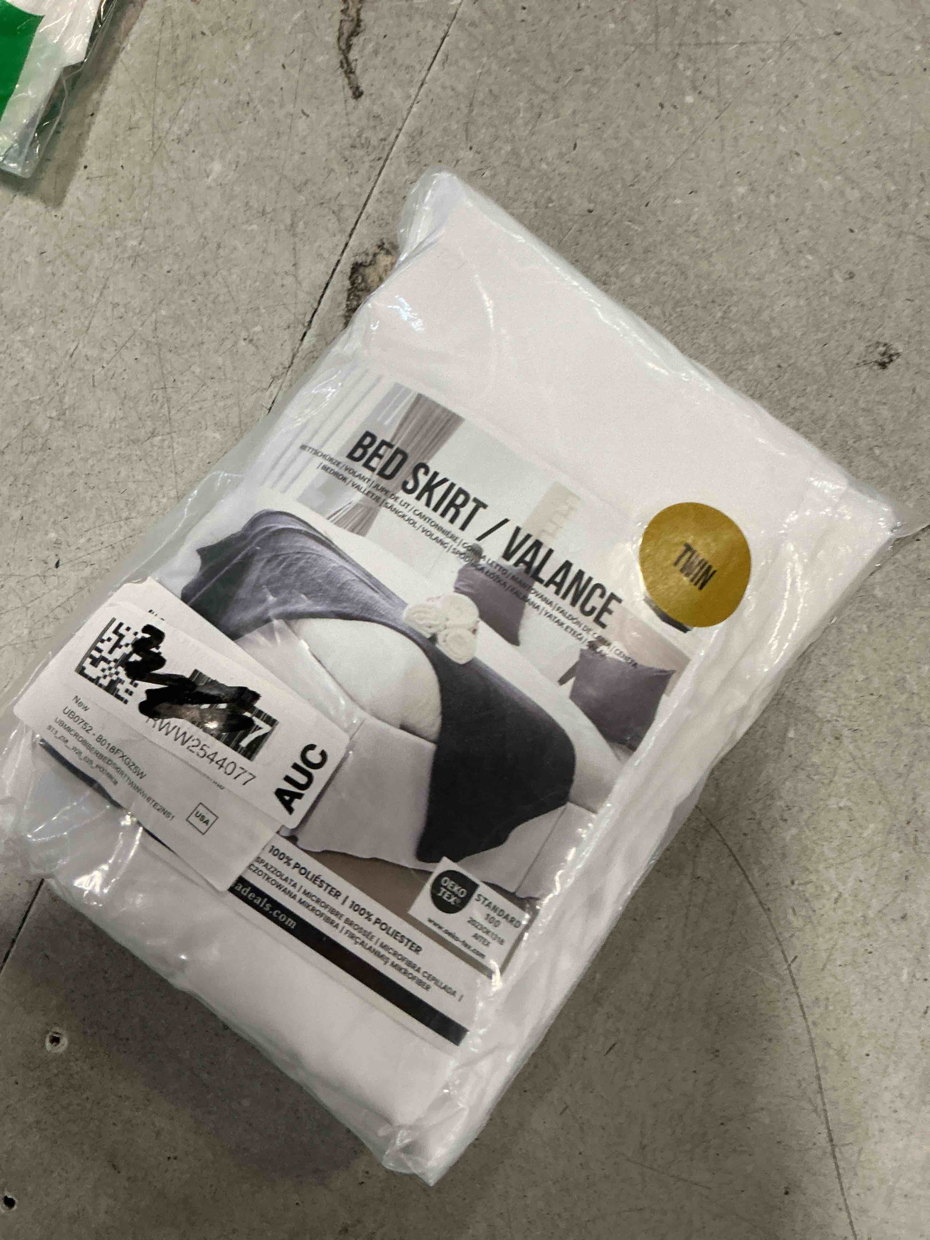 Condition photo showing Good Condition for Utopia Bedding Twin Bed Skirt - Soft Quadruple Pleated Ruffle - Easy Fit with 15 Inch Tailored Drop - Hotel Quality, Shrinkage and Fade Resistant (Twin, White)