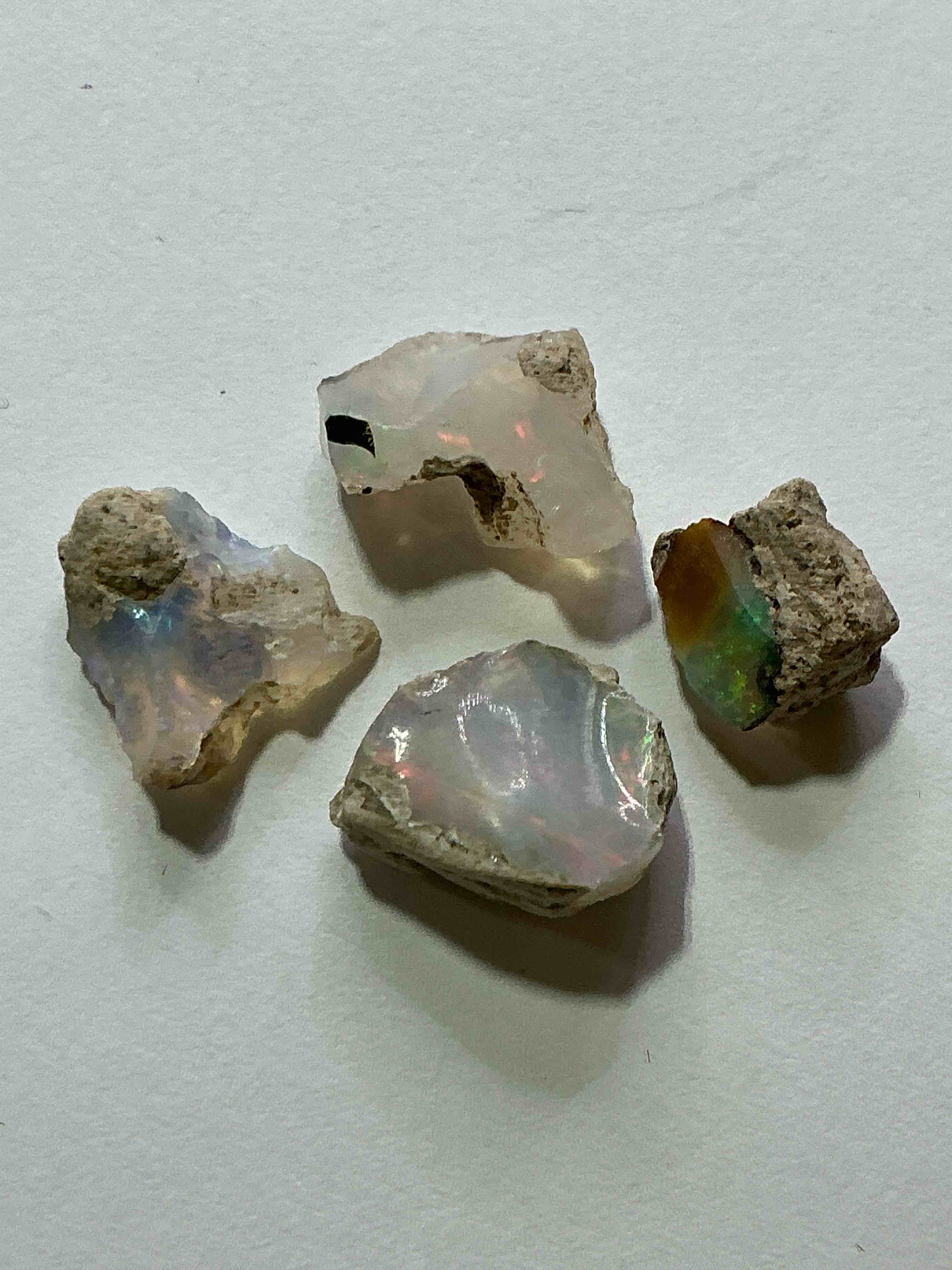 Opal Precious Gemstone, Raw, Authentic! Ethiopian Opal Gemstone, In Large & Raw, Prospected Form! Ethiopian Opals Are Famous For Their Stunning Clarity & Shimmering Color Hues! They Are Believed To Promote Hope, Purity & Love. The U.S. Dime In Image Is For Size Reference Only (Not Included). A Gemstone Like This In Raw Form Is Very Hard To Find! Own An Amazing, Stunning, Unique Opal Gemstone In Rare, Raw Form!