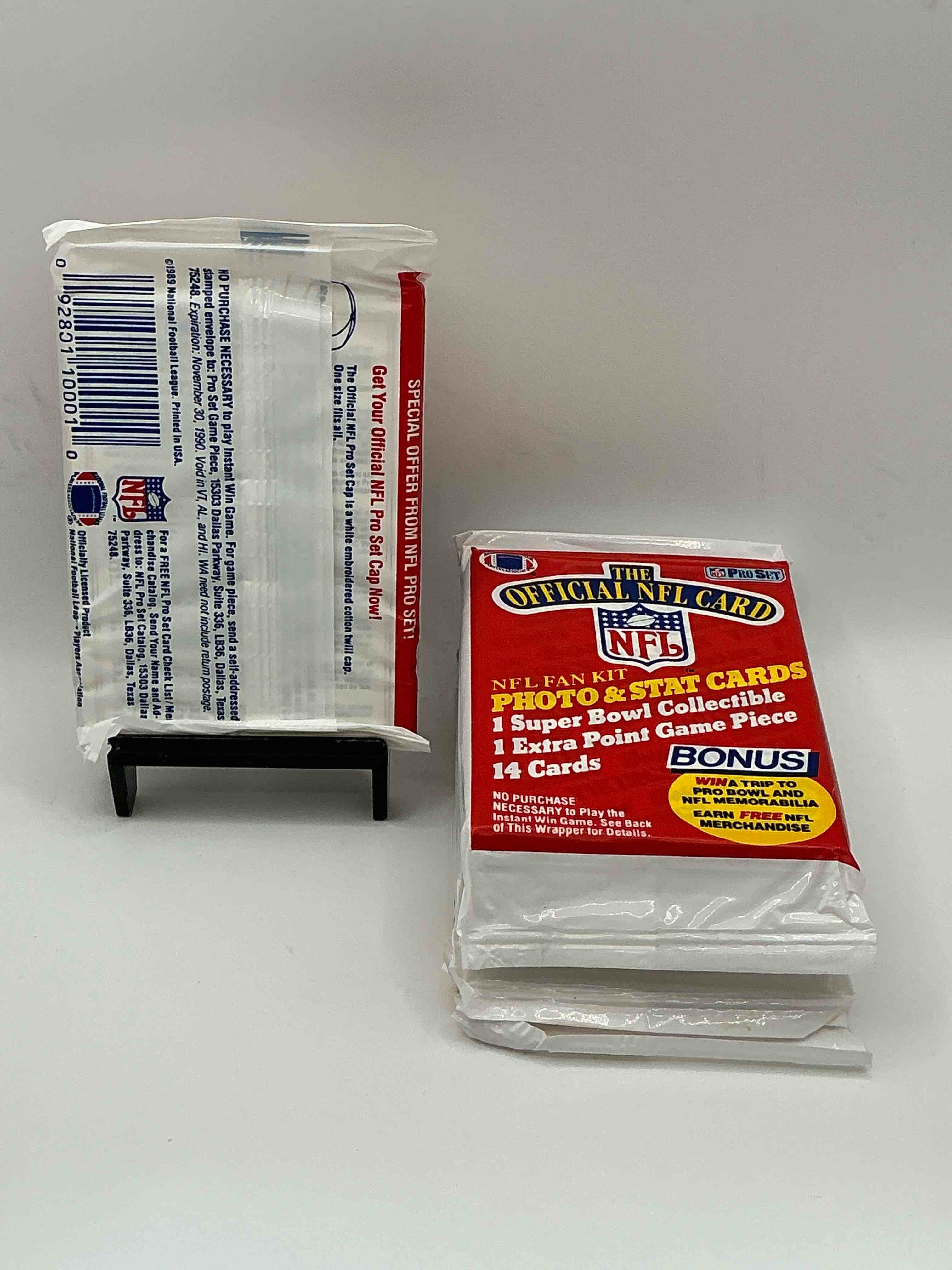 Condition photo showing New/Like New for Loaded! 1989 Pro Set Football Sealed Card Pack, Direct From Original Retail Case!Highly Sought After By Collectors As This Year Is Loaded With High Profile Rookies!Search For Rookie Cards From Barry Sanders, Deion Sanders, Troy Aikman, Michael Irvin & Much More! Getting Hard To Find!