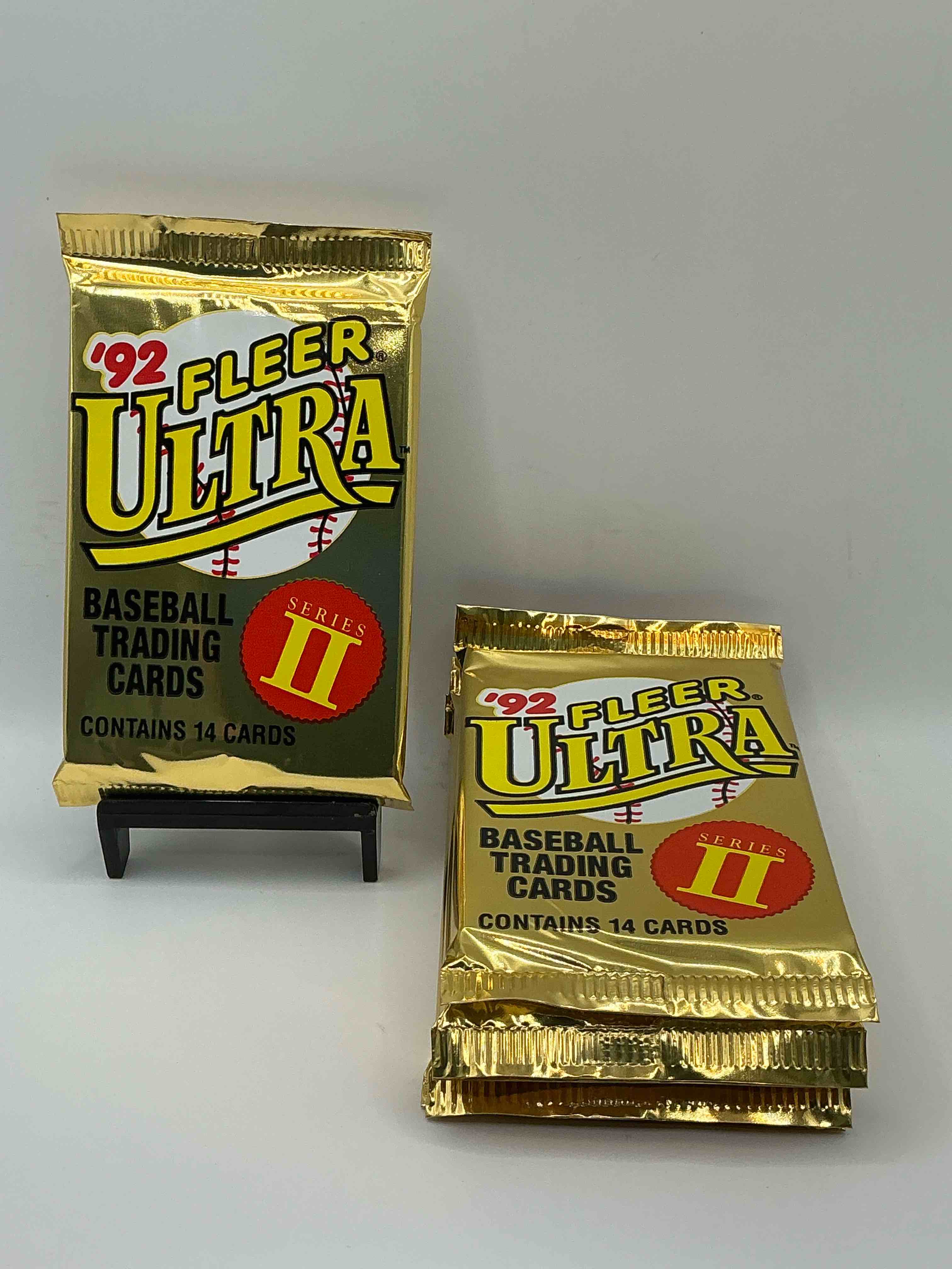 1992 fleer ultra baseball sealed card pack series ii, direct from original sealed retail case! search for valuable early ken griffey jr., nolan ryan, cal ripken jr. & much more in this premium card set! these cards are gorgeous!