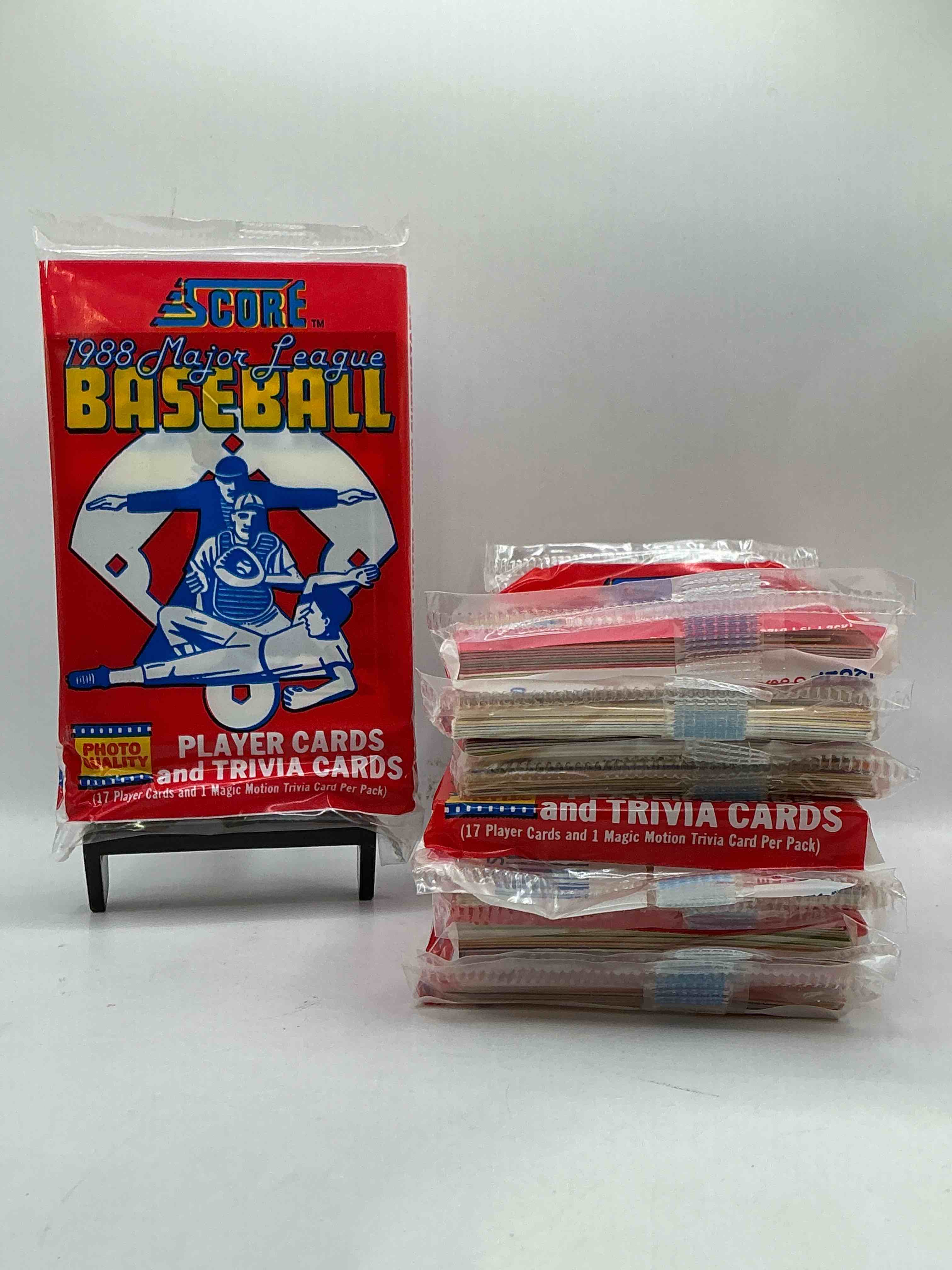 1988 score baseball sealed sports & trading collectible card pack, direct from original retail case! search for nolan ryan, don mattingly, griffey jr. & much more!