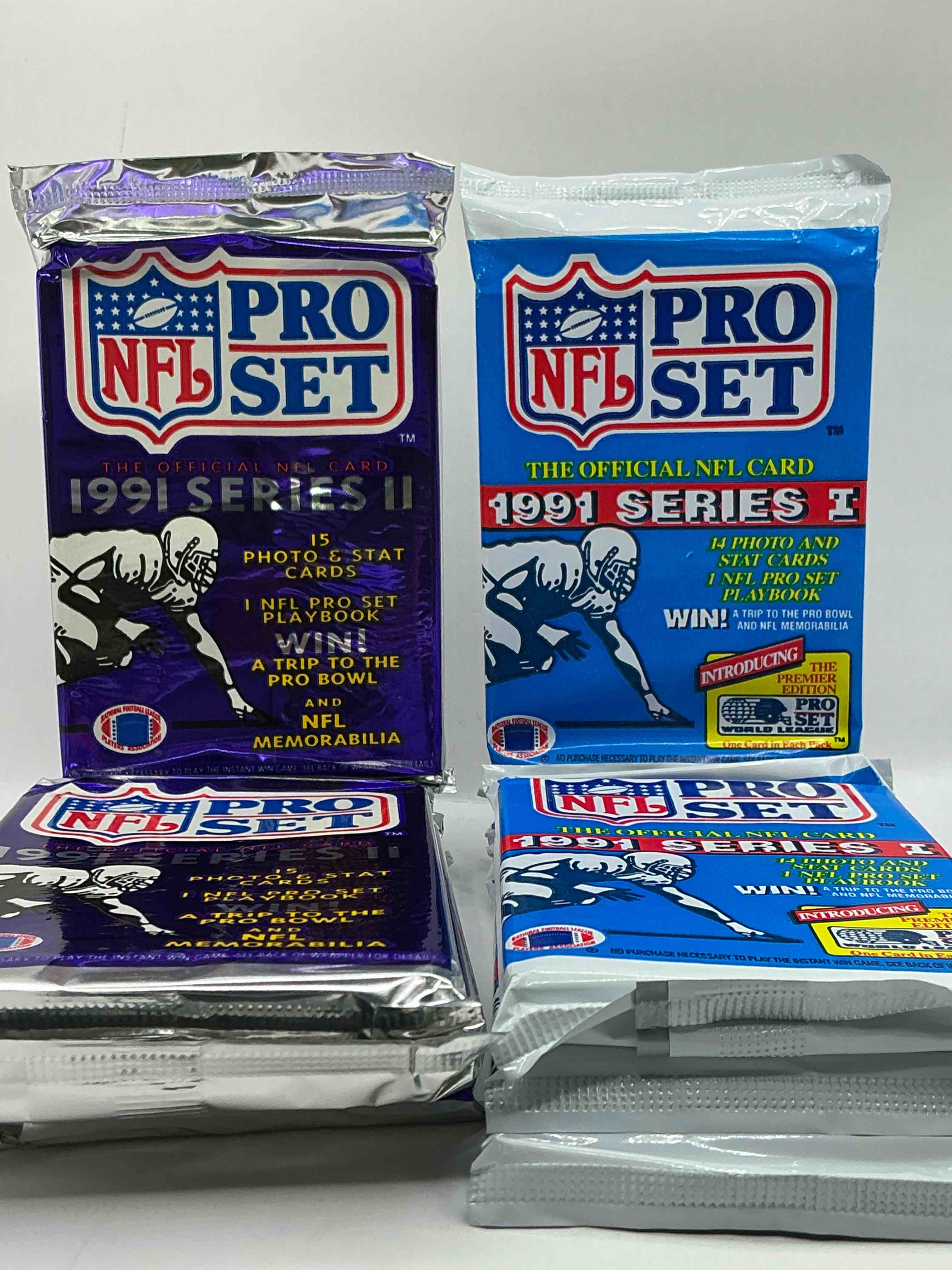 Wow! 1991 Pro Set Football Sealed Card Pack, Direct From Original Retail Case!Highly Sought After By Collectors As This Year Is Loaded With High Profile Cards!Search For Cards From Barry Sanders, Deion Sanders, Troy Aikman, Michael Irvin & Much More! Getting Hard To Find!