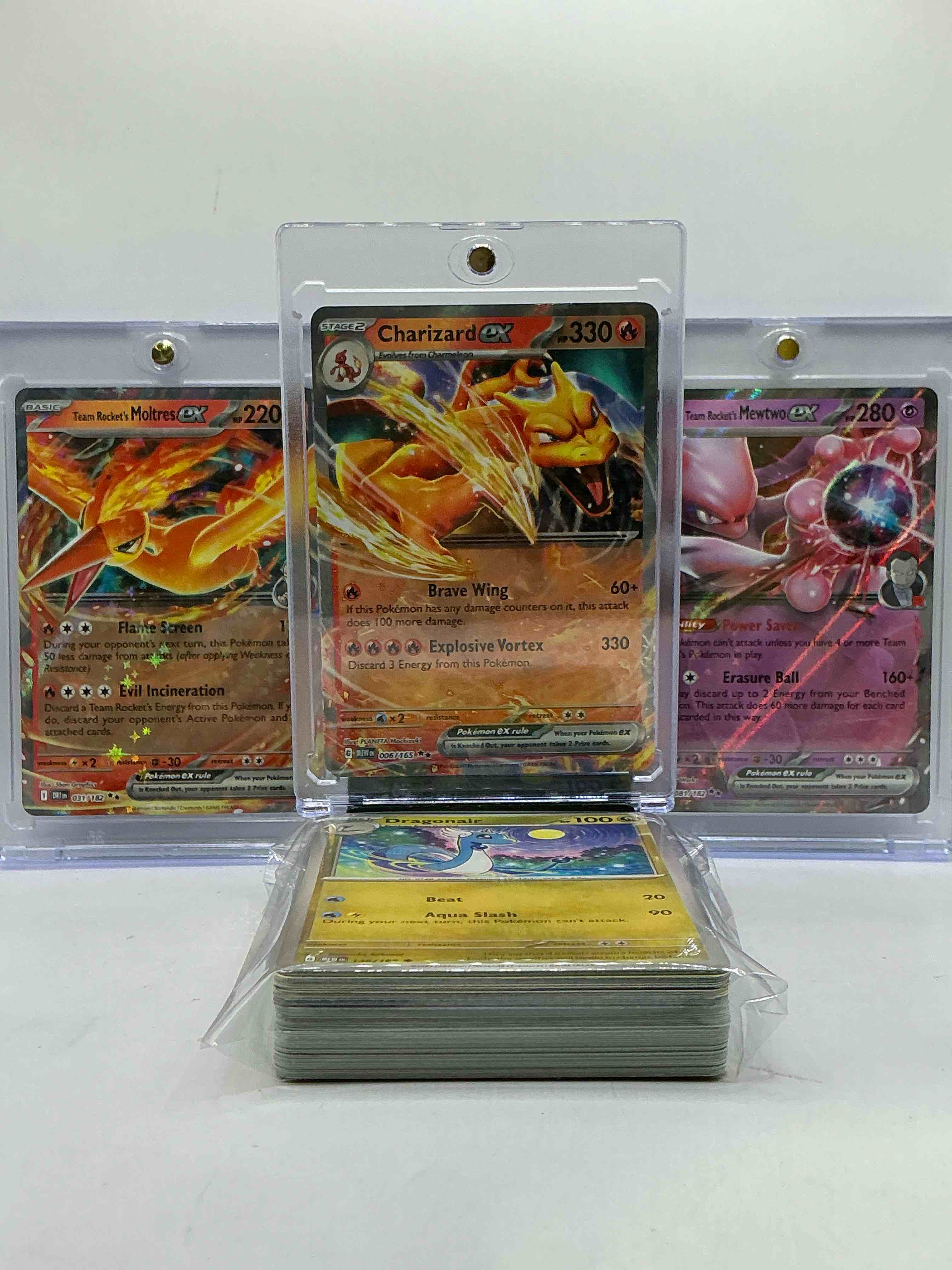 Charizard EX Slash, Moltres EX Slash Holo, Mewtwo EX Holo & More! WOW! Pokémon Party! This 50 Card Lot Includes Legends, Heroes, Holos, Commons & More! WOW!