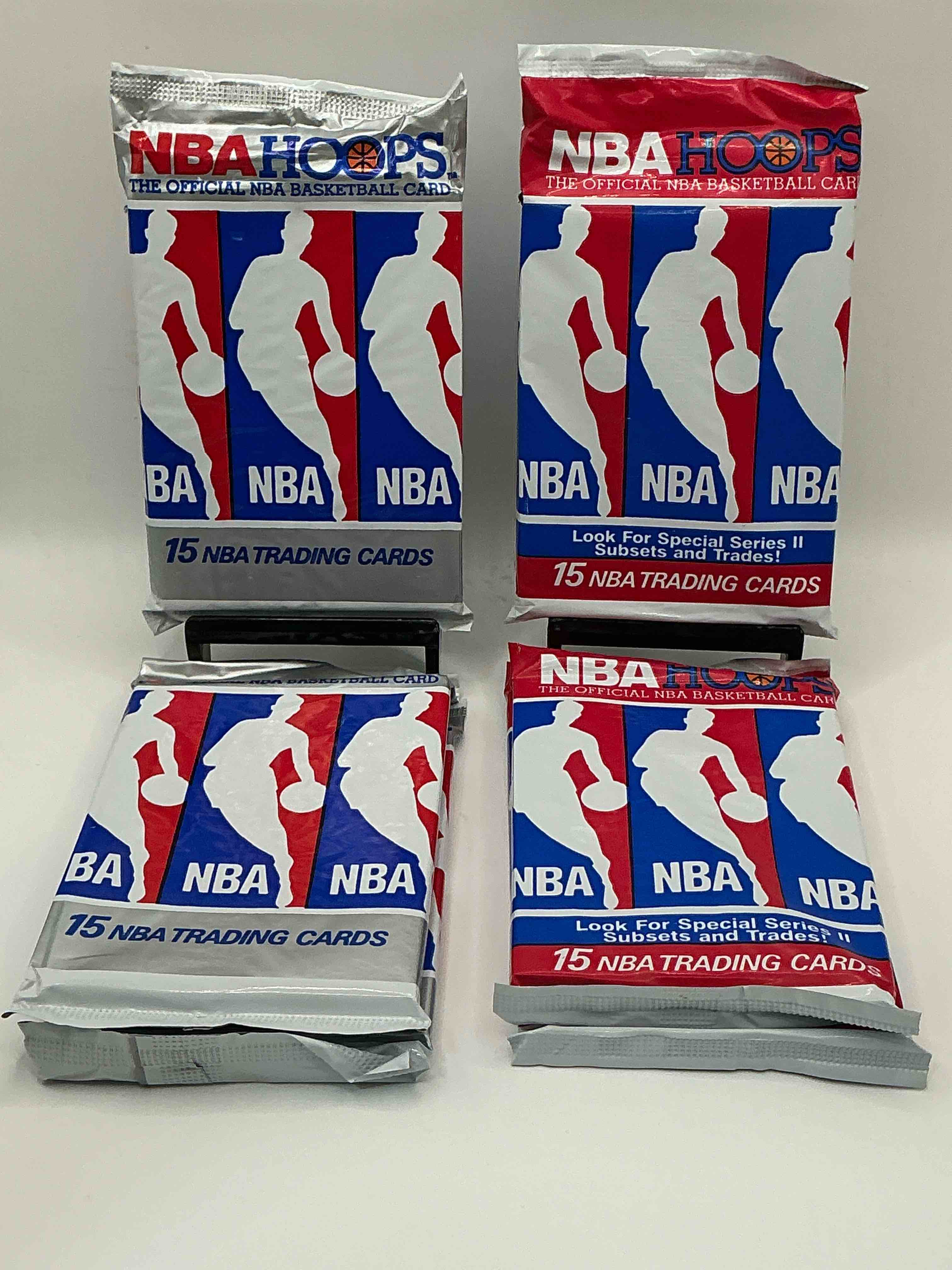Michael Jordan?! Wow, Vintage 1990/91 NBA Hoops RARE Series I&II Sealed Sports Card & Collectible Pack, Direct From Original Factory Sealed Retail Case!Series 2 Extremely Hard To Find & Includes Sought After Subsets! Look For Many Valuable Cards Such As Michael Jordan #65 (PSA 10 Value $225) & So Much More!