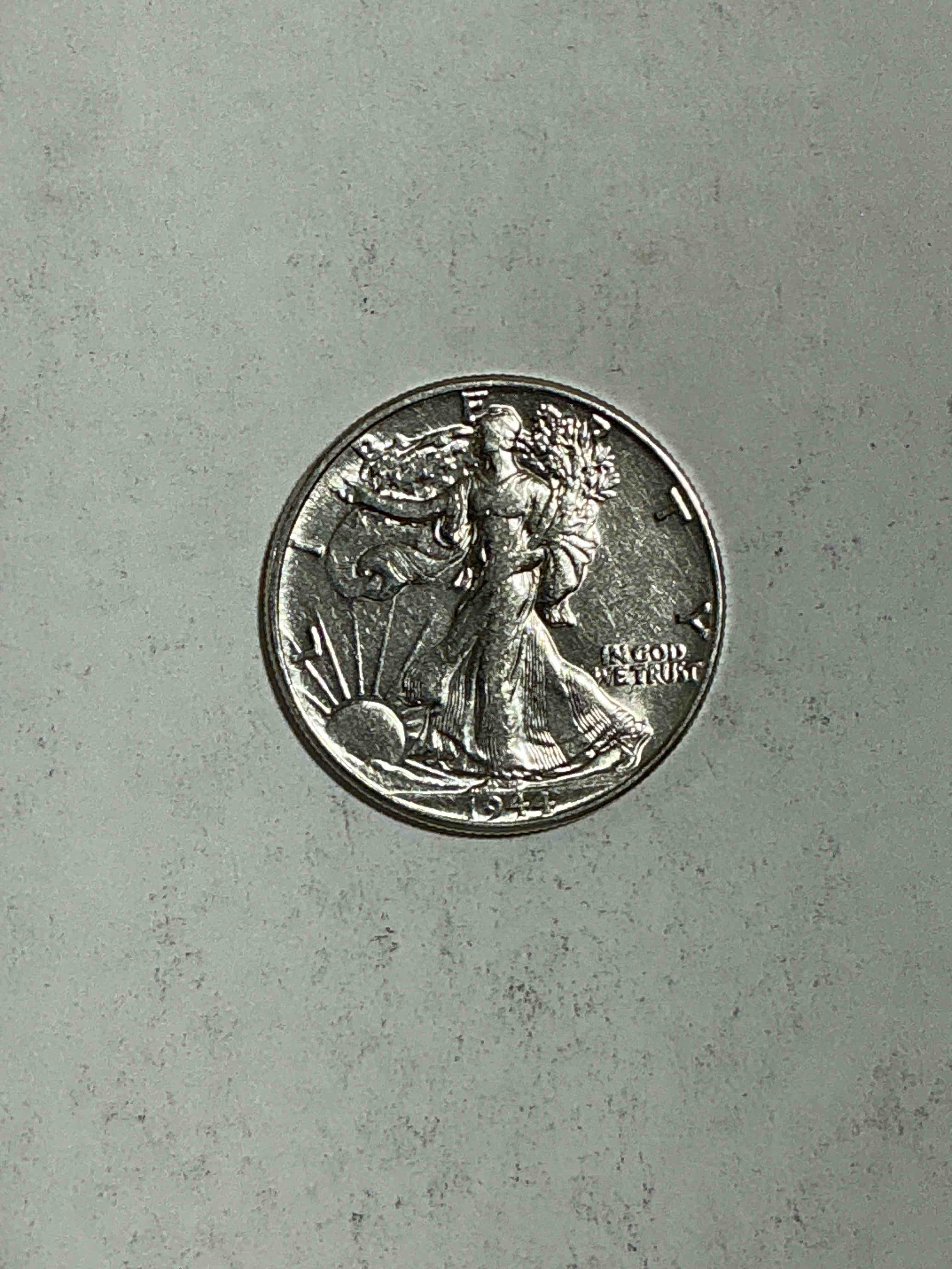 World War II Era Silver! Antique U.S. Silver! Liberty Walking Silver Half Dollar! This Striking Half Dollars Were Minted From 1916-1947 & Have Become Some Of The Most Collectible Coins In History!! Liberty Walking Coins Are 90% Fine U.S. Silver, A Great Investment In Precious Metal!