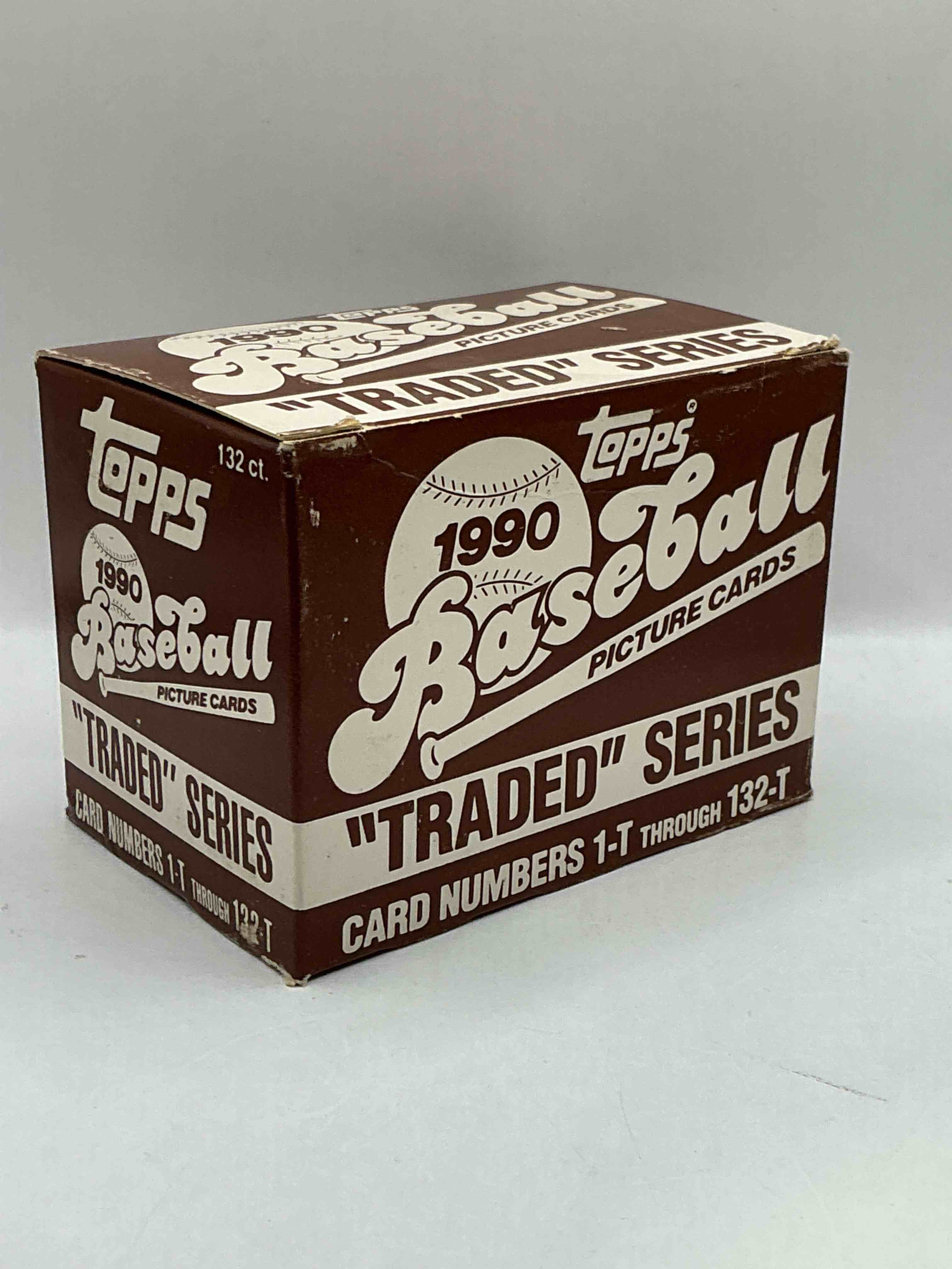 1990 Topps Traded 132 Card Set! Baseball Bonanza! Rare Topps Traded Baseball Set From 1990, Look For Legends & Rookies!